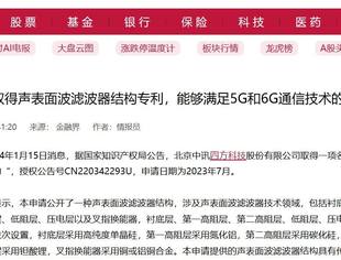 我会副会长单位中讯四方公司取得一项声表面波滤波器结构专利，能够满足5G和6G通信技术的发展