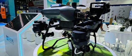 我会副会长单位深圳联合飞机科技公司Q100无人机亮相 开启农业植保智能化新纪元