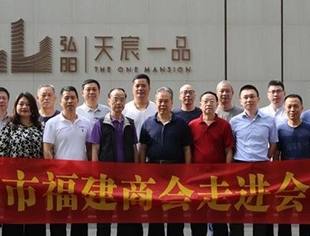 商会领导参观弘阳·天宸一品示范区