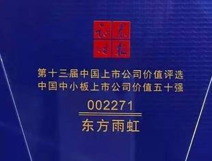 重磅 | 东方雨虹近期荣获“2019中国民营企业制造业500强”等殊荣